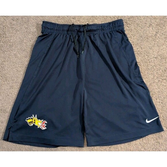 Nike Dri-Fit Drexel University Dragons 8.5" Blue Training Shorts Men's Medium - Picture 1 of 5